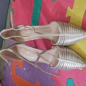 Gold Gladiator Heels